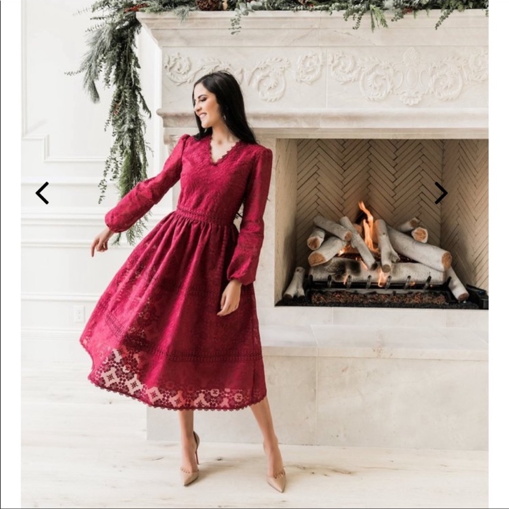 NWT Rachel Parcell Noel Dress with Official Box